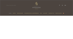 Desktop Screenshot of hotel-steiner.de